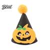 Cartoon Pet Hat Halloween Pointed Hat Cute Ghost Witch Pumpkin Cat Pom-pom Costume for Cats And Small Dogs Holiday Party Accessory Comfortable
