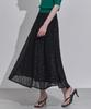 Leni And Mccoy Banded Glitter Pattern Flare Skirt Mm10Sk072Fcy