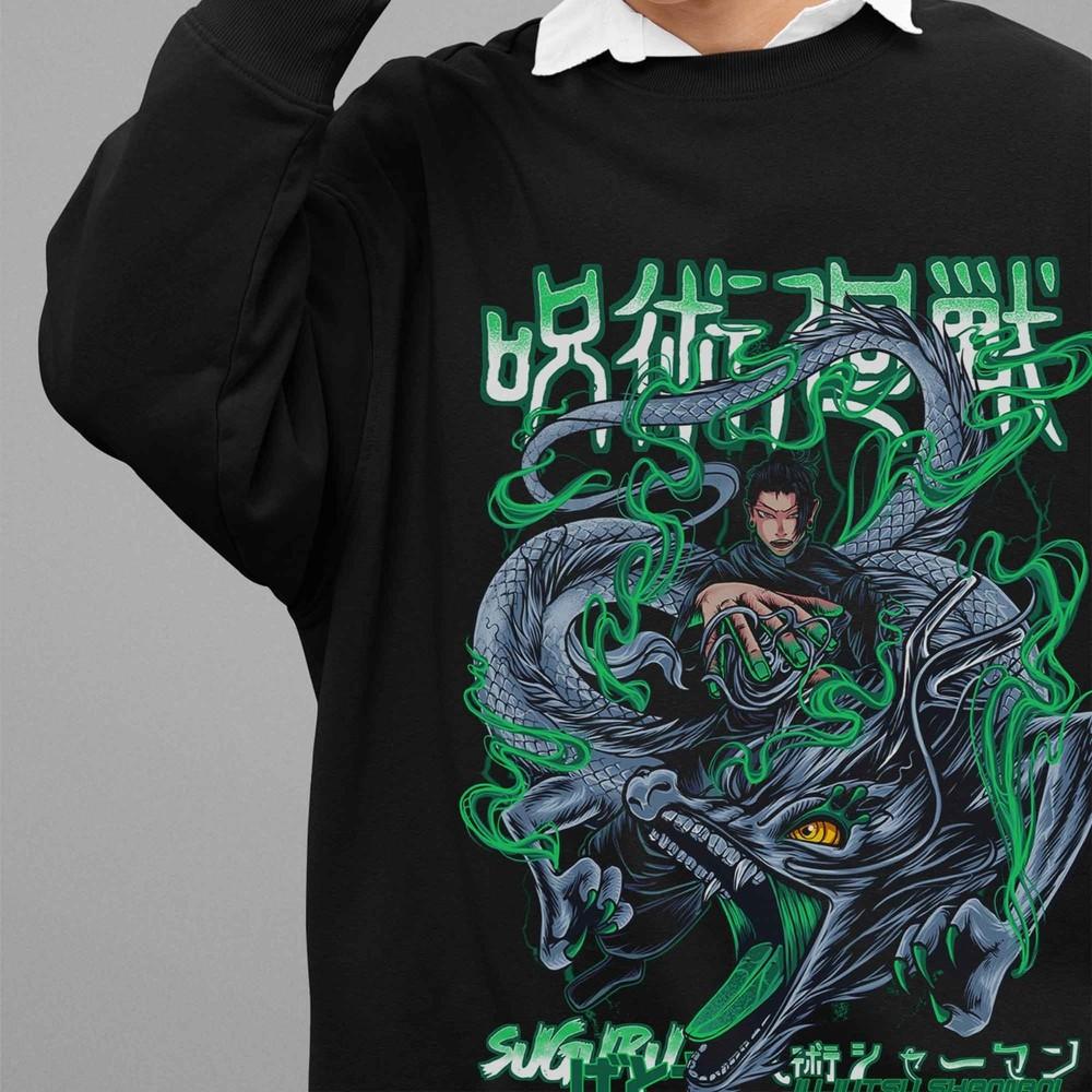

Jujutsu Kaisen Sweatshirt Geto Suguru Sweater JJK Anime Pullover Gojo Sukuna 4XL