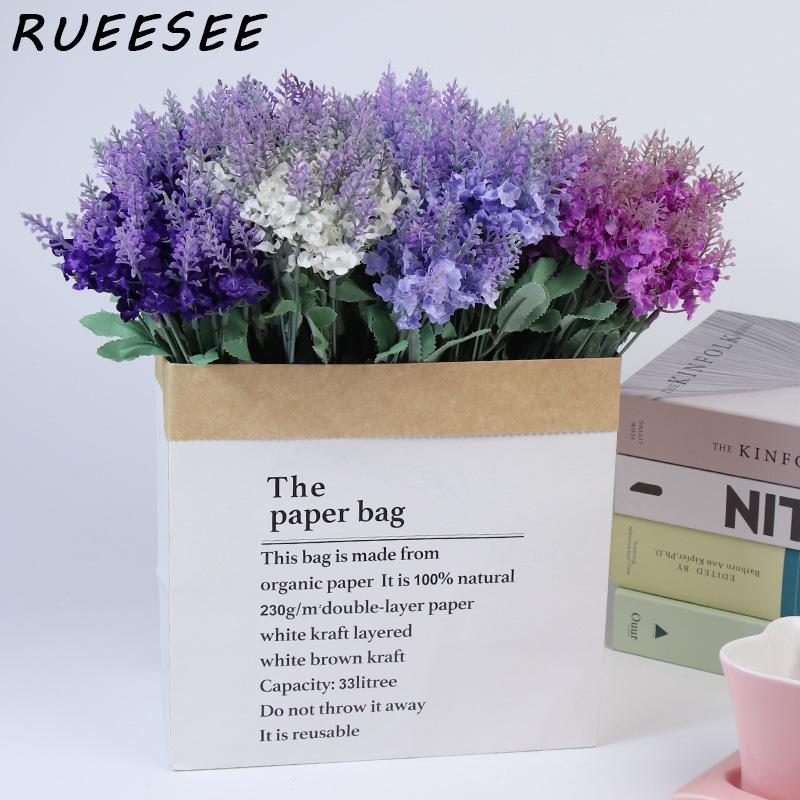 Umělé květiny Levandule odolná proti mrazu Gypsophila 6 stylů Romantický Valentýn Svatební dekorace Věčný květinový dárek