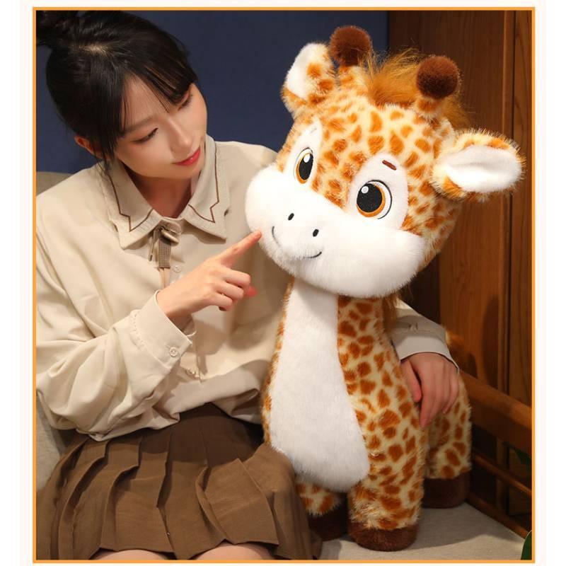 Toys Plush Giraffe Cartoon Animal Stuffed Dolls Room Decorations Kids Gifts