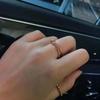 925 Sterling Silver Double Layer Retro Chain Open Ring - Fashionable and Unique Index Finger Band