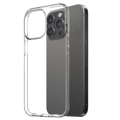 NORTHJO for iPhone 16 Pro Max TPU Clear Phone Case with Tempered Glass Screen Protector and Lens Film