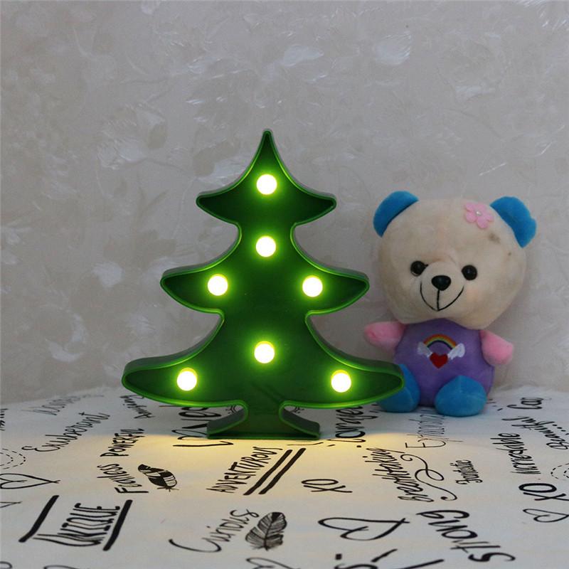 

3D светодиодный светильник, креативный ночник, огни для рождественской елки, спальня, гостиная, домашний декор, вечеринка, день рождения, фестиваль, подарок зелёный