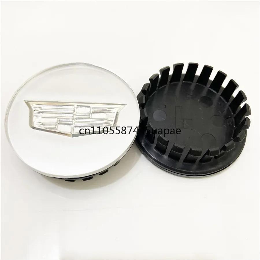 4pcs 67mm Car Wheel Center Hub Caps Cover for Cadillac BLS CT4 CT6 CTS SLR SLS SRX XT4 XT5 XT6 XTS Escalade Deville DTS Tiburon