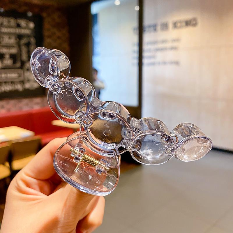 Nuove pinze per capelli a chela eleganti da donna Bianco Caffè Plastica Grande Pinza per capelli Copricapo Coreano Ragazze Pinze per capelli a chela di granchio Accessori per capelli alla moda