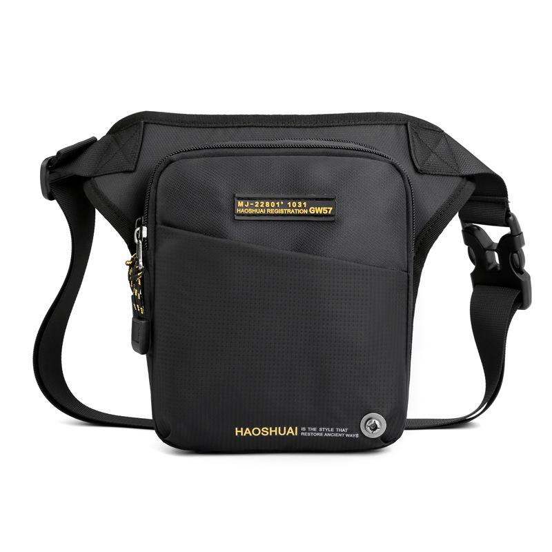 Motocykl Rider Drop Leg Bag Taška do pasu pro muže Travel Assault Pánský Nylonový pás Messenger Cross Body Fanny Pack Tašky na boky