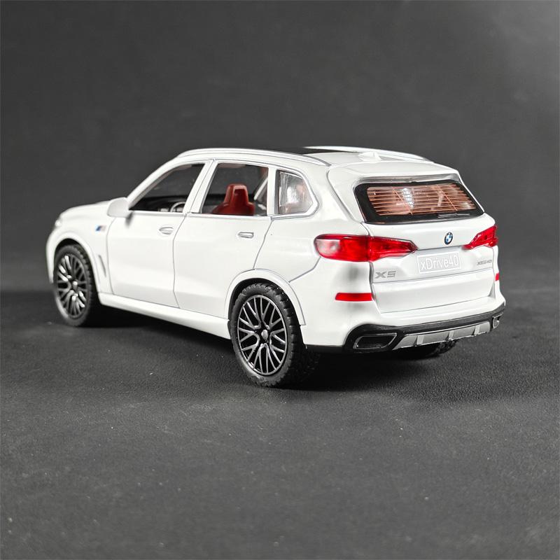 1:32 BMW X5 SUV Legierung Off Road Diecast Modell Simulation Sound Licht Spielzeug Trendiges Dekorationsobjekt Geburtstagsgeschenk Für Freunde