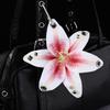 Elegant Lily Flower Keychain Creative Hand-Punched Puncture Simulation Flower Pendant Personalized Bag Accessories Gifts