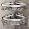 Space Aluminum Corner Bathroom Shelf