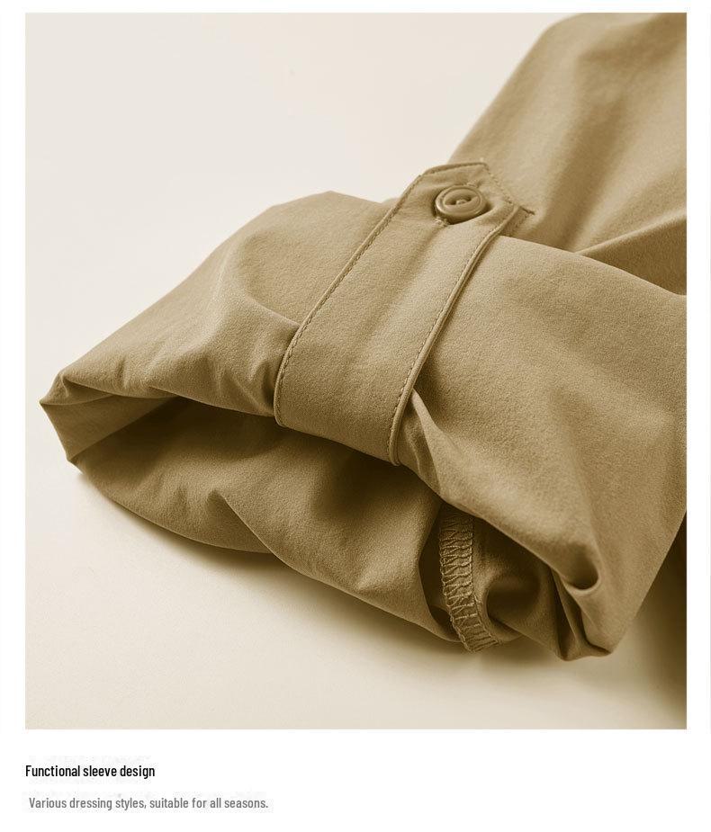 Herren Schnelltrocknendes Stretch Langarm Outdoor Arbeitshemd 2T319