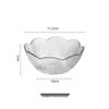 Nordic Style Transparent Glass Serving Bowl