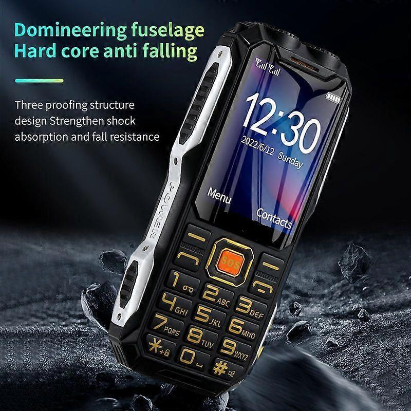 4G robustes Militär-Handy mit großem Akku, Kamera und extrem langer Standby-Zeit (für Senioren entwickelt).