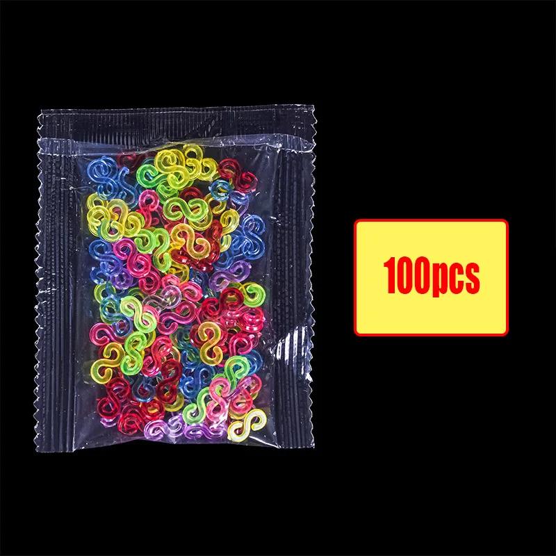 DIY Soft Glue Cartoon Colorful Animal Flower Bead Pendants Colorful Rubber Loom Band Bracelet Jewelry Making Beads Toy Beads Set