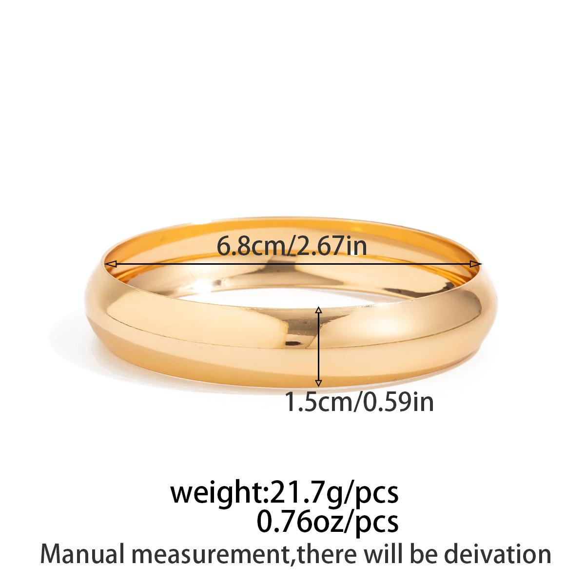 

DIEZI 6 Style Fashion Vintage Punk Beige Brown Resin Wide Bangles Hip Hop Geometric Bracelet Bangle For Women Men Girls Jewelry