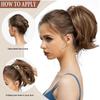 Synthetic Clip Straight Hair Circle Ponytail Wig For Women Ponytail Hair Short Curly Ponytail Extension A Variety of Colors Are Available
