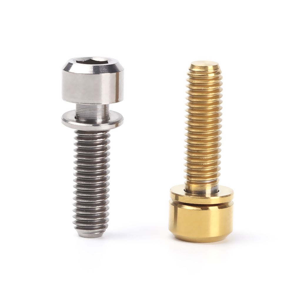 Nové titanové šrouby pro upevnění představce TC4 M5 16mm/18mm/20mm pro kolo MTB, šrouby pro představec jízdního kola, upevňovací šrouby, díly pro cyklistiku, 3 barvy