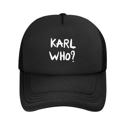 Karl Who Mesh Baseball Cap Unisex Solid Color Sun Visor Hat Summer Breathable Snapback Caps Trucker Hat Dropshipping