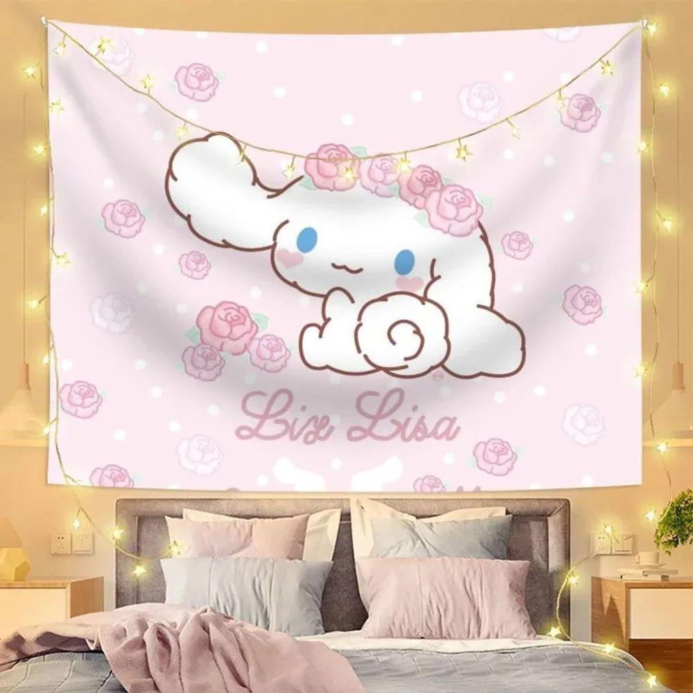 Sanrio Tapestry Cinnamoroll Kawaii Cartoon Aesthetic 75x100