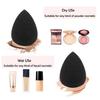 12 Pcs Makeup Sponge Blender Sponges for Liquid, Cream, and Powder, Make Up Sponges for Foundation Powder Puff Face Triangle Face Makeup Puff Wet Dry