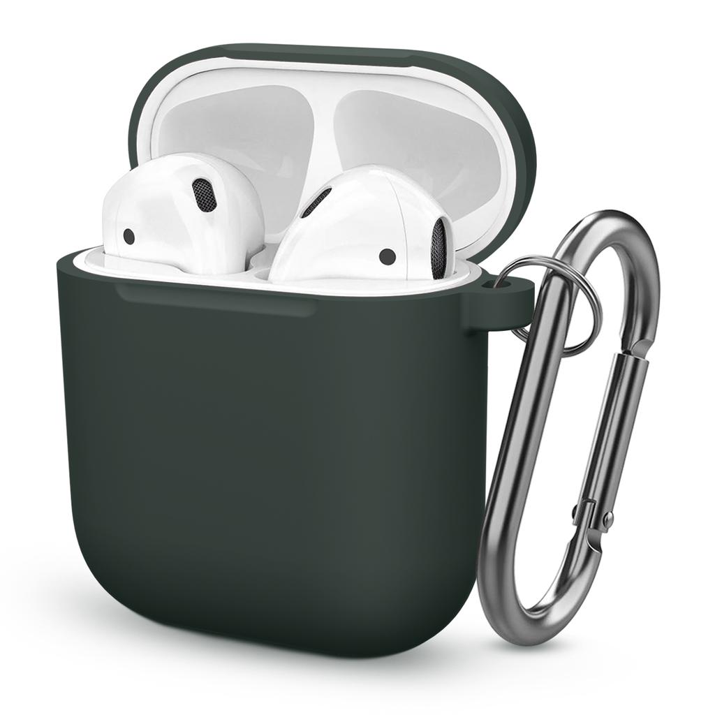 Silicone Cases For Airpods 1st 2nd Luxury Wireless Earphones Protective Cover Anti-drop Housing with Hook Headphone Accessories