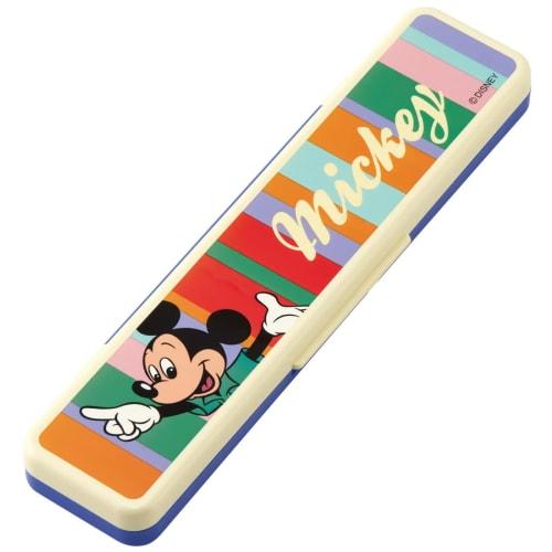 Skater Chopstick Spoon Combination Set 18cm Antibacterial Treated Lunch Box for Adults Comes with Silicone Cushion and Doesn't Make a Sound Made in Ja