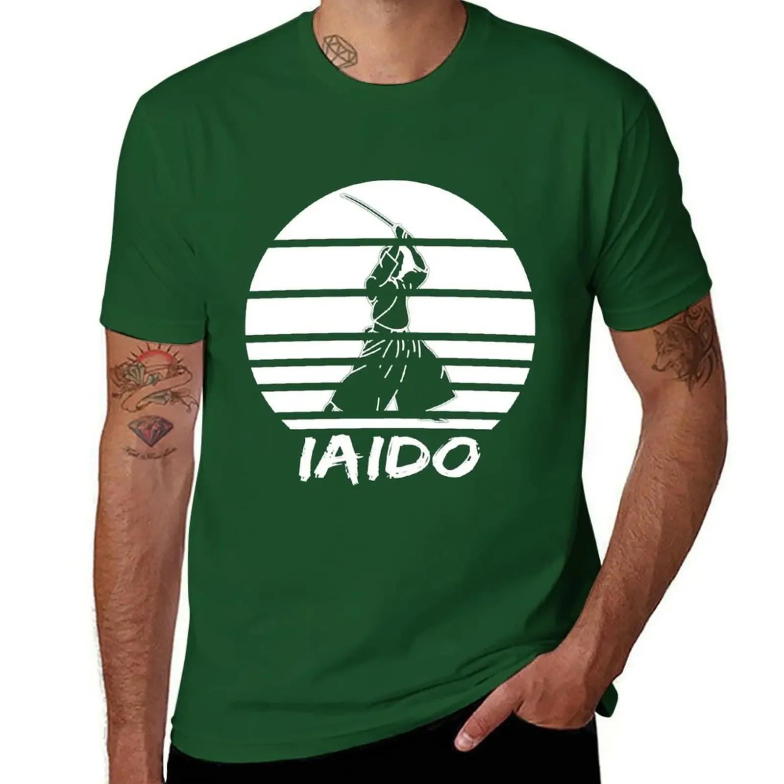 Иайдо Футболка custom shirts графическая футболка корейская мода оверсайз футболка мужская 4XL