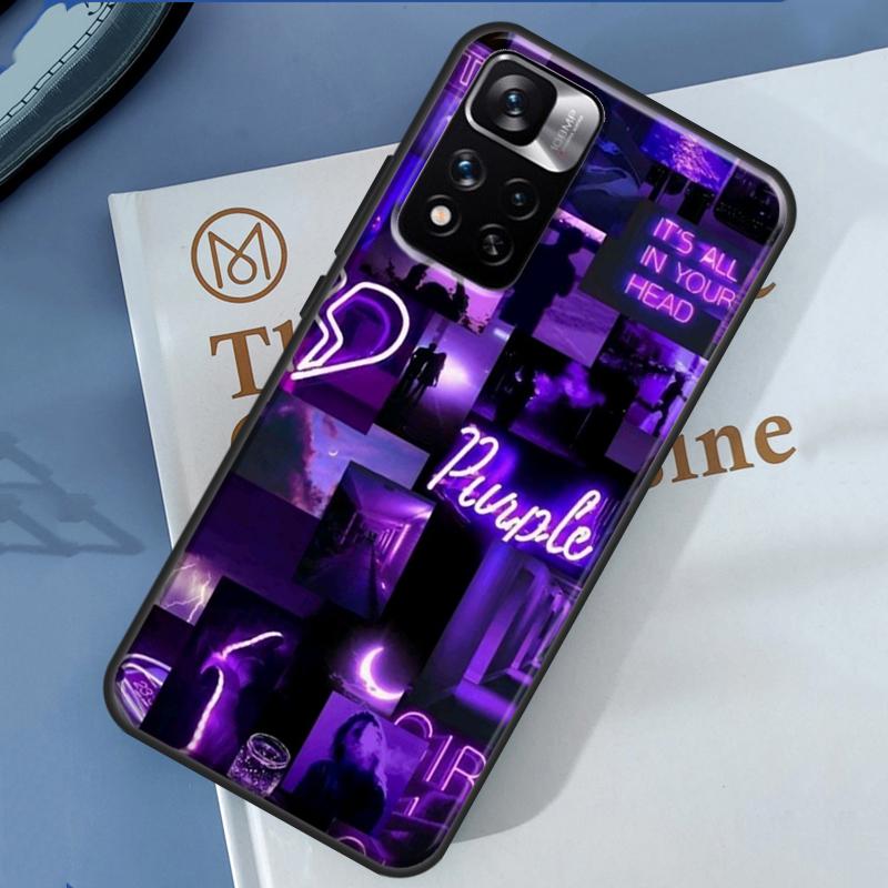 Infinity On Purple Case For Xiaomi Redmi 13C 10C 12C 14C Redmi Note 14 13 Pro 12 11 9 10 9S 10S 11S 12S Cover