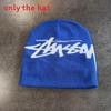 Letter Color Solid Pattern Neutral Casual Warm Knitted Hat For Autumn And Winter