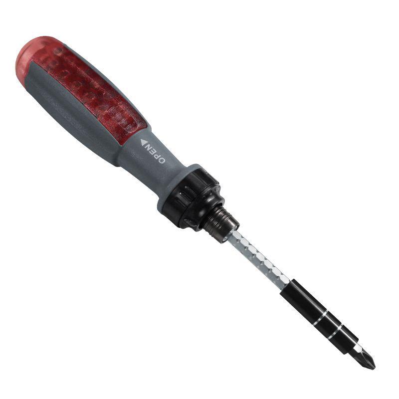 Ratschen-Teleskop-Schraubendreher-Set mit unregelmäßig geformter Ahle und Torx-Bits