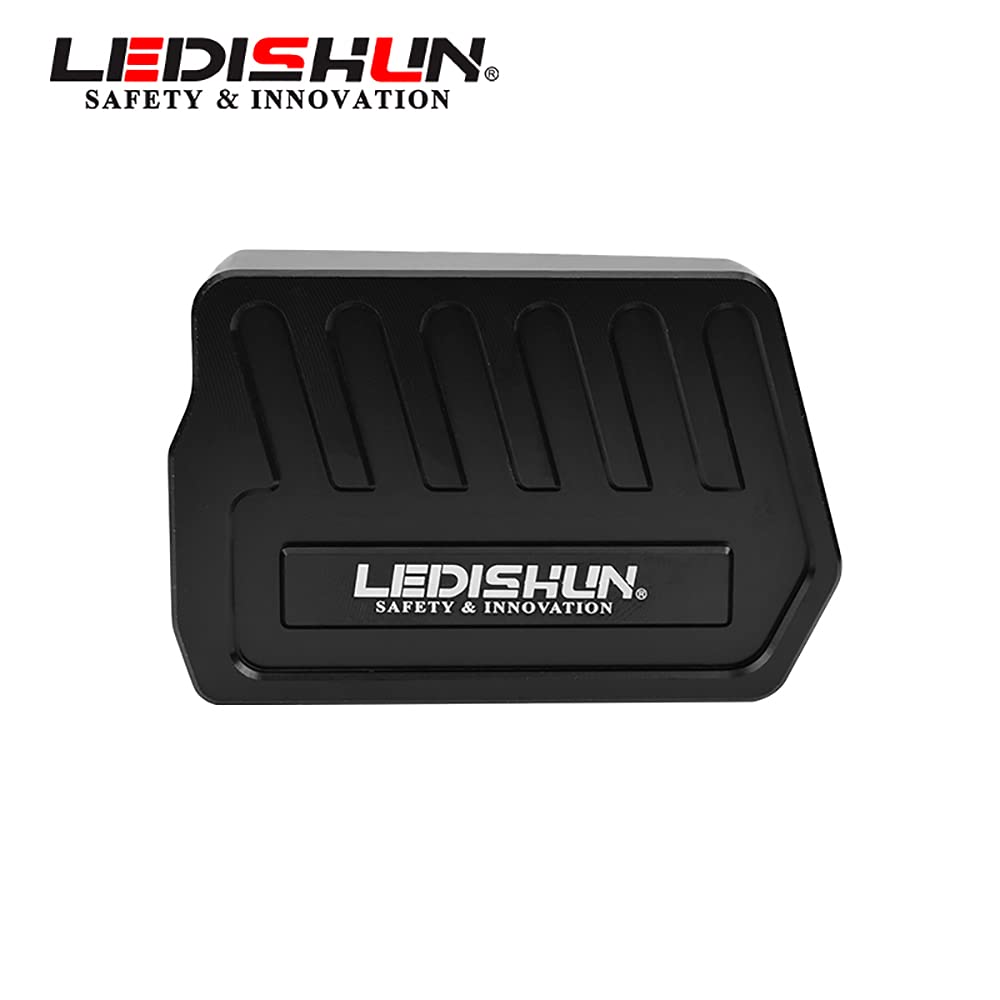 LEDISHUN Brake Pedal Extension Plate Applicable Kawasaki NINJA400 Z400 2018-2023 (Black)
