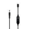 USB C to DC5521 Adapter Cable Charging Cord with 8 Adapter Plugs Optional Supports 5V to 20V for Laptops and More