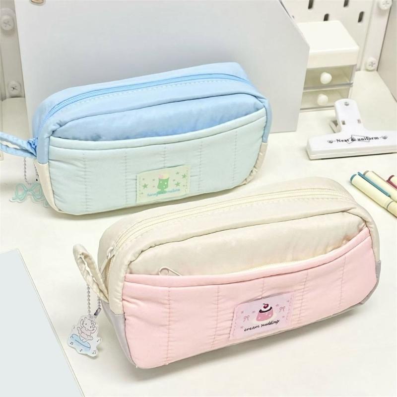 Unique Design Canvas Pen Holder With Multiple Pockets Waterproof School Essential Organizers For Students Professionals