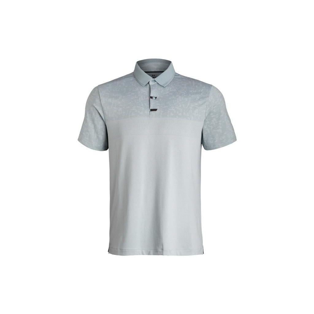 Under Armour Tour Tips Solid Golf Polo Shirt Men Tops Blue 1379737-465