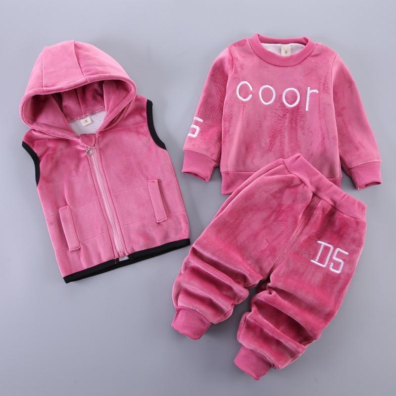 Autumn Baby Girls Clothes Hoodie+Pant Outfit Kids Costume Suit Infant Clothing for Baby Warm Sets
