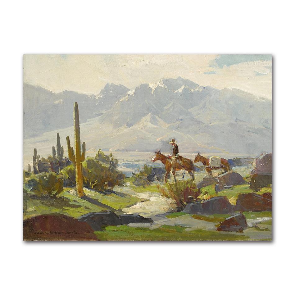 Vintage Old West Antique Horse Riders Cowboys Western Hills Art Posters Canvas Painting Wall Prints Pictures for Room Home Decor