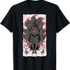 Neunschwänziger Fuchs Kitsune Anime Mythologie Kunst T-Shirt