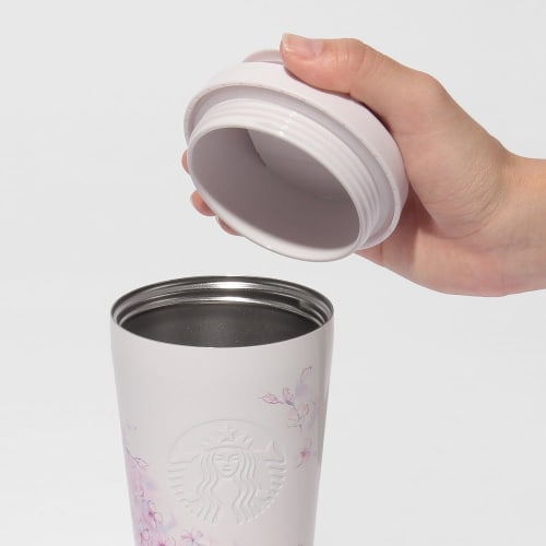 Starbucks SAKURA2025 Stainless Steel TOGO Logo Tumbler, Beige, 355ml, Coffee Tumbler, Starbucks, Sparkly, Cute, Stylish, Birthday Gift, Water Bottle