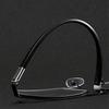 Vintage Business Half Frames Myopia Spectacles Trendy Male's Square Frames Near Sight Spectacles Anti- Blue-Ray Eyeglasses