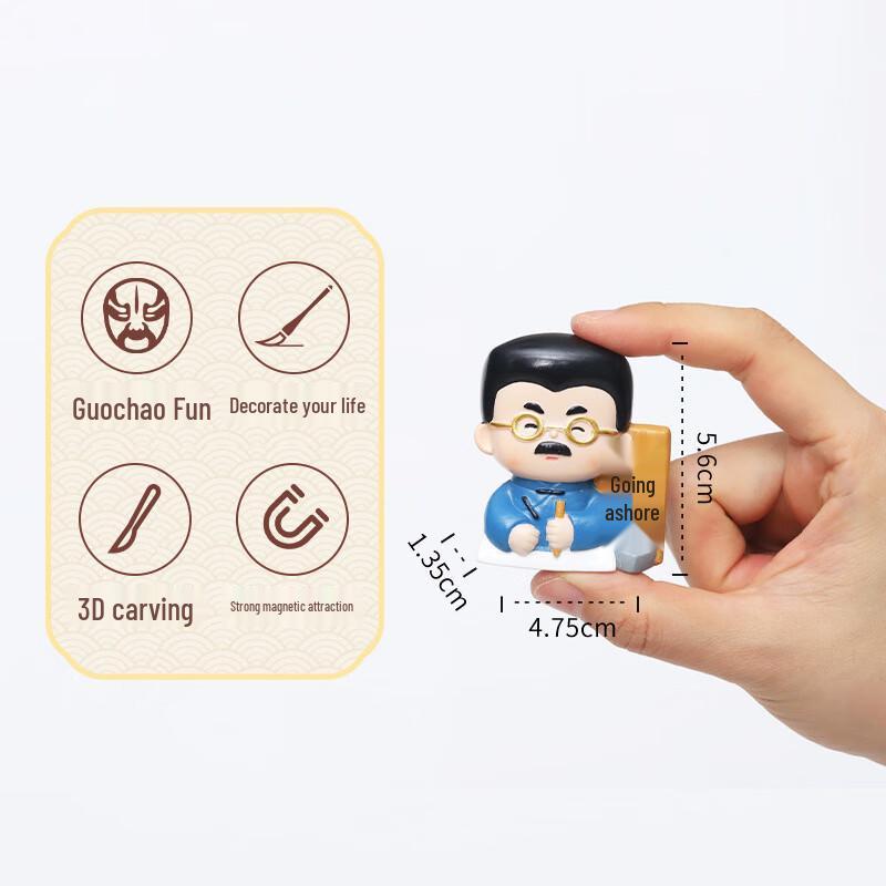 Lu Xun Resin Refrigerator Magnets