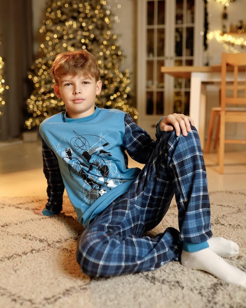 Pajama Set – Boys' Cozy Nightwear, Gentle & Breathable, Demi-season 6076-024-33-1-1 HC