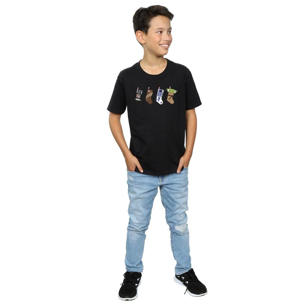 STAR WARS T-Shirt mit Weihnachtsstrümpfen für Jungen