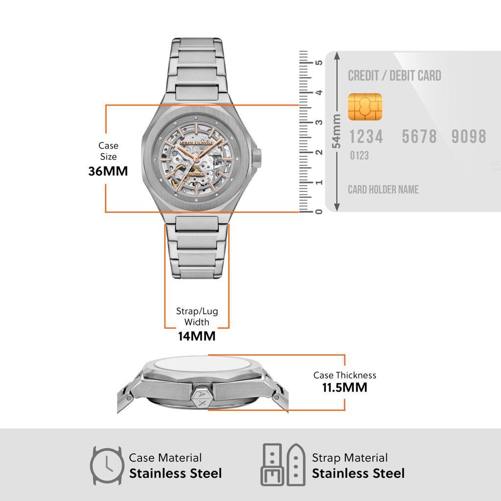 Armani Exchange A|X NA AX4618 Women's Silver Watch