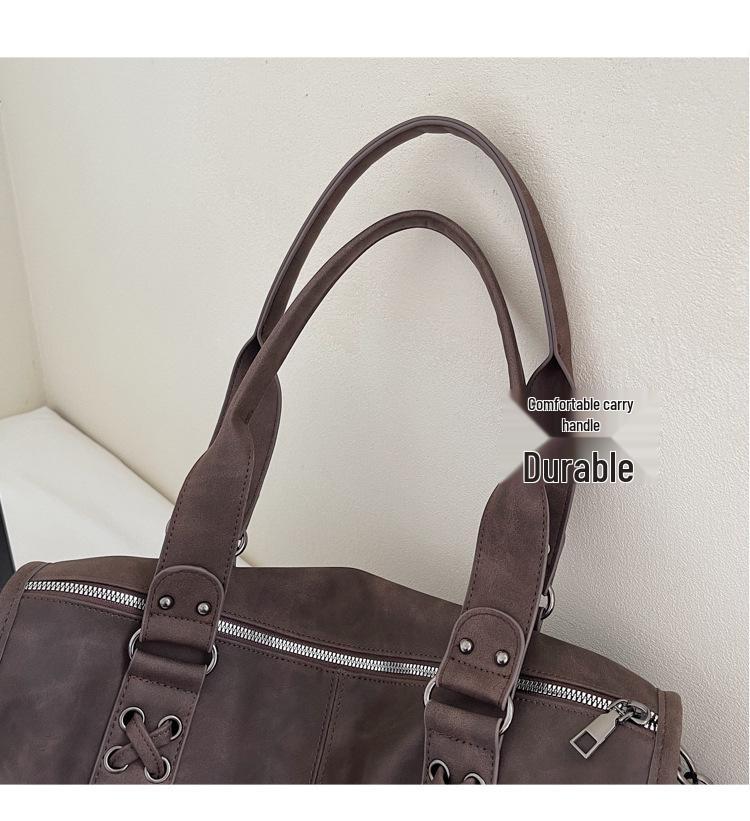 2025 Retro Motorcycle Crossbody Bag: Stylish & Spacious One-Shoulder Handbag for Women