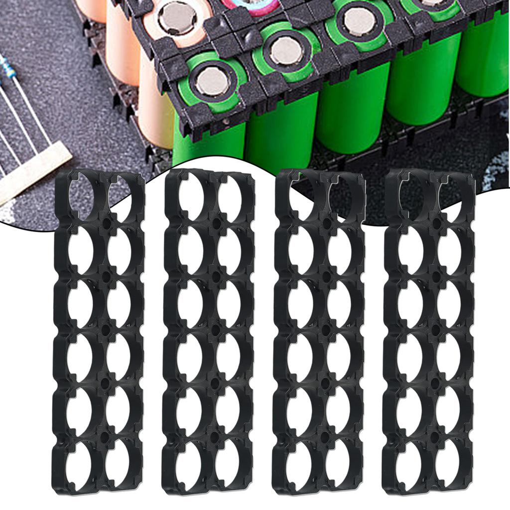 New Battery Holder Battery Brackets 2x6 21700 Batteries Holding Battery Packs Plastic Frame Bracket Battery Holder Stand