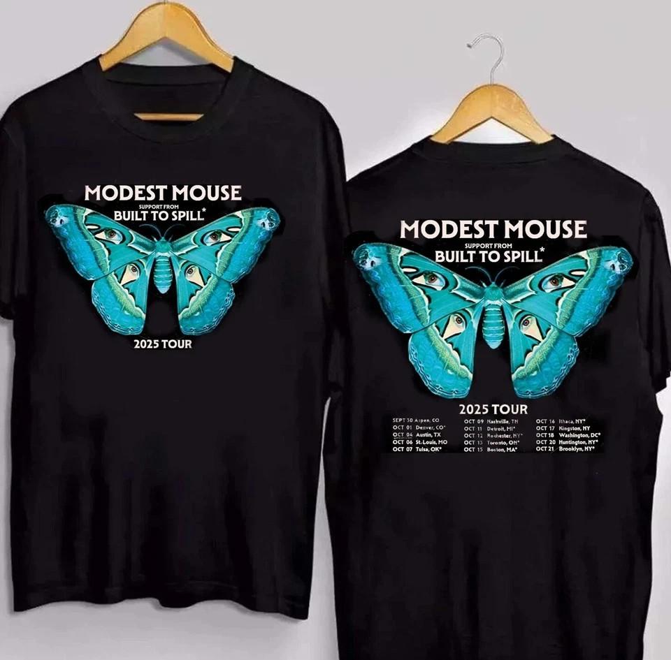 

Modest Mouse On Tour Fall 2025 TShirt Indie Rock Band Concert Fan Tee S5XL Unisex T-Shirt M