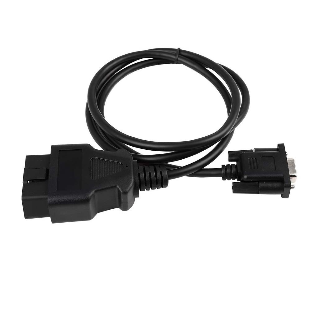 uxcell Diagnose-Verlängerungskabel OBD2 Seriell RS232 16-polig auf 9-polig 100cm