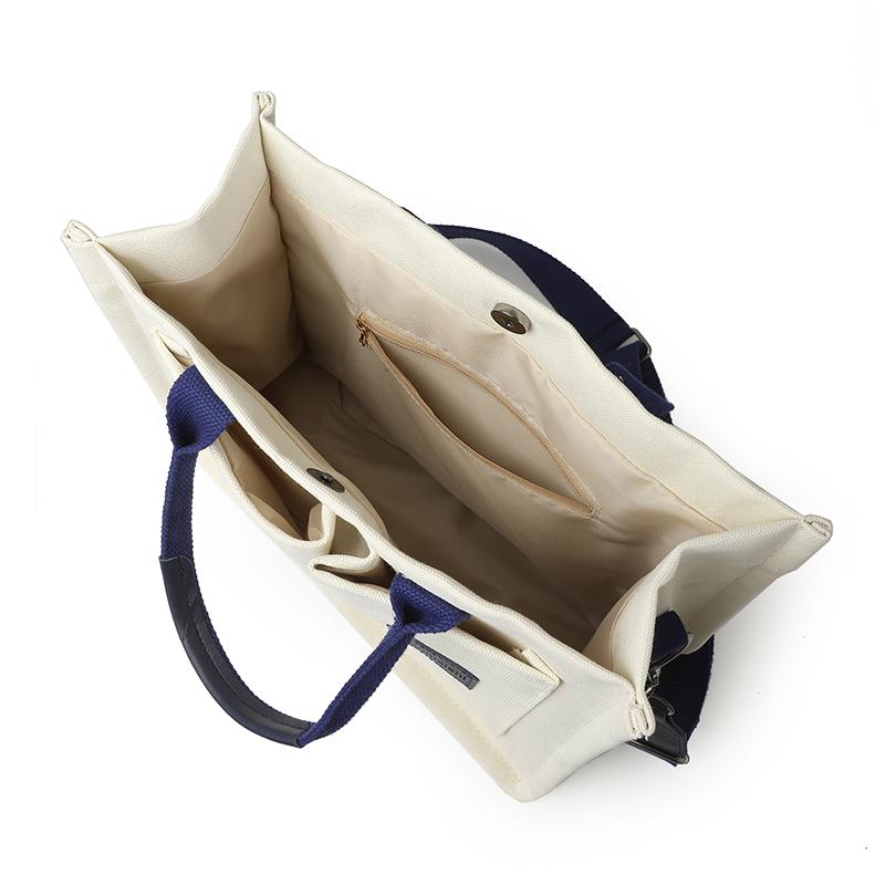 Canvas-Tasche Damen Große Kapazität Mehrfachtasche Umhängetasche Tragetasche