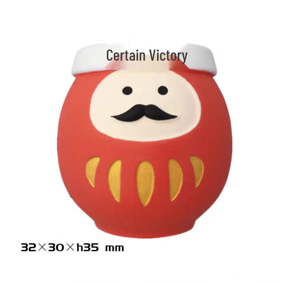 ZAKKA Japanese Cat Figurine - Hand-Painted Student Gift, Trendy INS Blind Box Resin Ornament