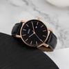 Leather L [BUREI] Men's Watch, Stylish, Band, Business, Thin, Brand, Simple, Men's Watch,